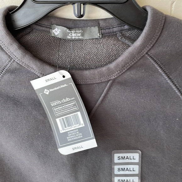 French terry raglan sleeves crewneck sweatshirt - Picture 4 of 5